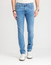 LEE MĘSKIE SPODNIE JEANSOWE LEE LUKE WORKING MAN WORN 112331740. Spodnie materiałowe męskie Lee, bez wzorów, z jeansu. Za 199.99 zł.