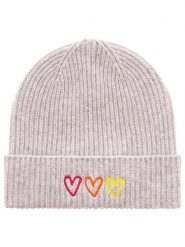 Zwillingsherz Kaszmirowa czapka beanie w kolorze jasnoszarym rozmiar: onesize. Szare czapki zimowe damskie Zwillingsherz, z kaszmiru. Za 223.99 zł.