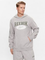 Reebok Bluza Archive Essentials IM1529 Szary Regular Fit. Szare bluzy bez kaptura męskie Reebok, m, z bawełny. Za 209.99 zł.