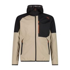 Kurtka softshell z kapturem CMP Ultralight. Brązowe kurtki męskie CMP, m, bez wzorów, z materiału, z kapturem. Za 372.50 zł.