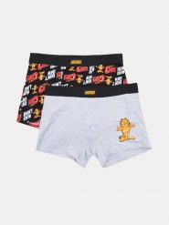 Bokserki Classic 2 pack Garfield - wielobarwny. Bokserki męskie Sinsay, bez wzorów. Za 29.99 zł.