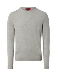 Finshley & Harding sweter z dzianiny Mężczyźni Bawełna szary, M. Szare swetry męskie Finshley & Harding, m, bez wzorów, z bawełny, bez kołnierzyka. Za 149.95 zł.