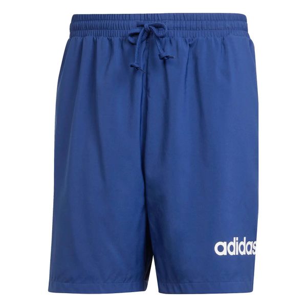 Spodenki męskie ADIDAS M LIN CHELSEA XXL. Niebieskie szorty męskie Adidas, bez wzorów, z materiału, sportowe. Za 119.00 zł.