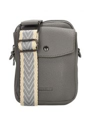 Beagles Torebka "Las Palmas" w kolorze szarym na telefon - 14 x 18 x 7 cm rozmiar: onesize. Szare torebki klasyczne damskie Beagles, bez wzorów, z materiału, bez dodatków. Za 91.77 zł.