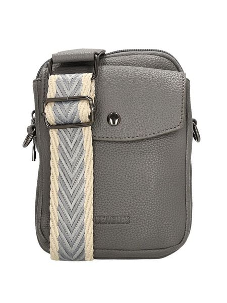 Beagles Torebka "Las Palmas" w kolorze szarym na telefon - 14 x 18 x 7 cm rozmiar: onesize. Szare torebki klasyczne damskie Beagles, bez wzorów, z materiału, bez dodatków. Za 104.64 zł.