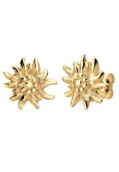 Elli Damskie kolczyki sztyfty Edelweiss tradycyjny ze srebra próby 925 Sterling Silver Kolczyki 1 ct. Szare kolczyki damskie Elli, srebrne, na sztyftcie. Za 263.99 zł.