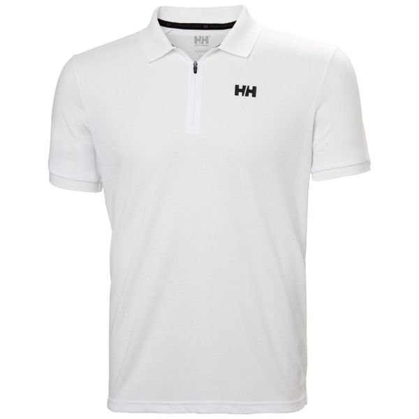 Koszulka polo z zamkiem błyskawicznym 1/2 Helly Hansen HP. Białe koszulki polo męskie Helly Hansen, m, bez wzorów, bez ramiączek. Za 279.99 zł.