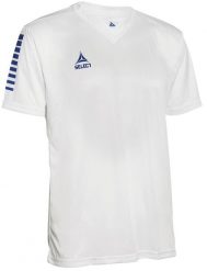 Koszulka piłkarska poliestrowa męska Select PISA biała. Białe t-shirty sportowe męskie Select, m, z poliesteru, bez ramiączek, do piłki nożnej. Za 166.50 zł.