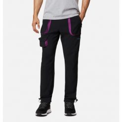 Spodnie Columbia Powder Keg Stretch Cargo. Czarne spodnie dresowe męskie Columbia, bez wzorów, z dresówki. W wyprzedaży za 420.00 zł.