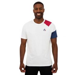 Koszulka Le Coq Sportif N°1. Białe t-shirty sportowe męskie Le Coq Sportif, m, bez ramiączek, do biegania. W wyprzedaży za 143.50 zł.