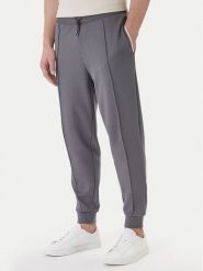 BOSS Spodnie dresowe Sense 50557197 Szary Regular Fit. Szare spodnie dresowe męskie Boss, bez wzorów, z bawełny. Za 449.99 zł.