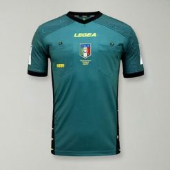 Koszulka sędziowska AIA MC 22-23. Czerwone t-shirty sportowe męskie Legea, m, z nylonu, bez ramiączek, do biegania. Za 96.00 zł.