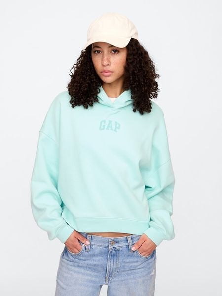 GAP Bluza w kolorze turkusowym rozmiar: XL. Niebieskie bluzy z kapturem damskie GAP, xl. Za 140.53 zł.