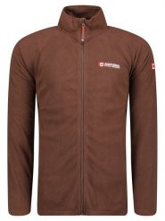 ANAPURNA Kurtka polarowa "Tonneau" w kolorze brązowym rozmiar: S. Brązowe kurtki męskie ANAPURNA, s, bez wzorów, z materiału, bez kaptura. Za 74.11 zł.