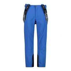 Spodnie narciarskie męskie CMP. Niebieskie spodnie materiałowe męskie CMP, bez wzorów, sportowe. Za 591.00 zł.