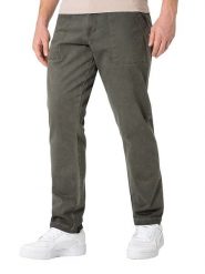 Timezone Spodnie "Luke" - Regular fit - w kolorze zielonym rozmiar: W31/L32. Zielone spodnie materiałowe męskie Timezone, bez wzorów, z materiału. Za 118.56 zł.