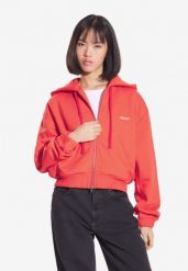 Bluza sportowa damska Prosto Bomb z kapturem. Czerwone bluzy sportowe damskie Prosto., m, z bawełny. Za 210.99 zł.