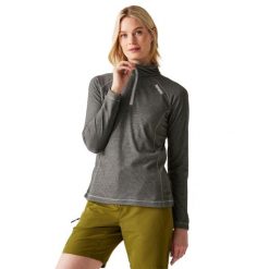 Bluza Polarowa Damska Montes Suwak Do Połowy. Szare bluzy z kapturem damskie Regatta, xl, z materiału. Za 94.99 zł.