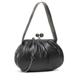 Torebka Weekend Max Mara. Czarne torebki klasyczne damskie Weekend Max Mara, bez wzorów, wizytowe, bez kołnierzyka, bez ramiączek. Za 1,569.00 zł.