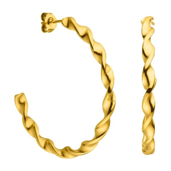 Purelei Purelei Kolczyki Kaula Creole Kolczyki koła 1 ct Damski. Czerwone kolczyki damskie Purelei, pozłacane. Za 162.69 zł.