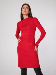 Rage Age Sukienka codzienna Natalie Czerwony Slim Fit. Czerwone sukienki damskie Rage Age, na co dzień, m, bez wzorów, z syntetyku, bez kołnierzyka, bez ramiączek, proste. Za 499.99 zł.