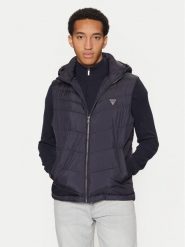 Guess Kamizelka M5RN21 WCQA2 Granatowy Regular Fit. Niebieskie kamizelki męskie Guess, m, z syntetyku. Za 539.99 zł.