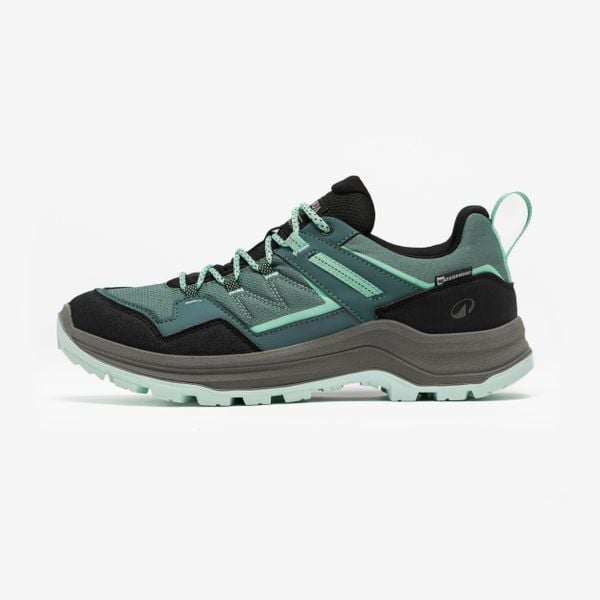 Buty turystyczne damskie Quechua MH100 wodoodporne. Niebieskie obuwie trekkingowe damskie QUECHUA, na lato. Za 219.99 zł.