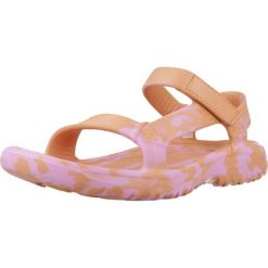 Klapki Teva Model W Hurricane Kolor Pomarańczowy. Brązowe klapki damskie Teva, bez wzorów, z gumy, bez obcasa. Za 229.50 zł.