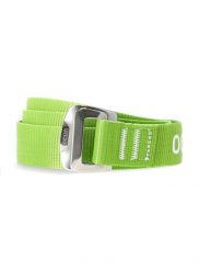 Pasek do spodni Ocun Belt SB 28 mm - green. Zielone paski męskie Ocun, bez wzorów, z nylonu, klasyczne. Za 49.99 zł.
