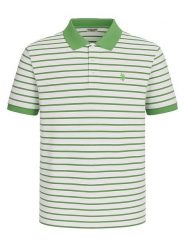 U.S. Polo Assn. Koszulka polo w kolorze zielono-białym rozmiar: 3XL. Zielone koszulki polo męskie U.S. Polo Assn., s, bez wzorów, z bawełny, bez ramiączek. Za 143.17 zł.