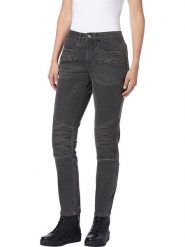 Heine Dżinsy - Slim fit - w kolorze antracytowym rozmiar: 44. Czarne jeansy damskie Heine, z podwyższonym stanem. Za 65.85 zł.
