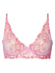 Hunkemöller Biustonosz z fiszbiną Lillia 204597 Fioletowy. Fioletowe biustonosze Hunkemöller, bez wzorów, z syntetyku. Za 99.99 zł.
