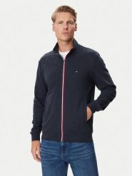 Tommy Hilfiger Bluza MW0MW45650 Granatowy Regular Fit. Niebieskie bluzy bez kaptura męskie Tommy Hilfiger, m, z bawełny. Za 649.99 zł.