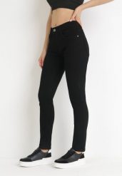 Czarne Jeansy Skinny z Regularnym Stanem Ciani. Czarne jeansy damskie Born2be. Za 79.99 zł.