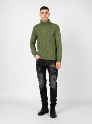 Xagon Sweter | A23081S1010B | Mężczyzna | Zielony. Zielone swetry męskie Xagon, m, bez wzorów, z wełny, bez kołnierzyka. W wyprzedaży za 499.00 zł.