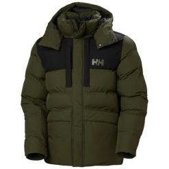 Kurtka puchowa Helly Hansen. Czarne kurtki męskie Helly Hansen, bez wzorów, z puchu, bez kaptura. Za 1,229.50 zł.