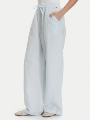 Tommy Jeans Spodnie materiałowe DW0DW22285 Niebieski jasny Loose Fit. Niebieskie jeansy damskie Tommy Jeans, bez wzorów, z jeansu. Za 409.99 zł.