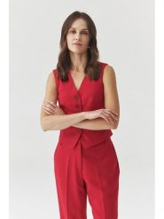 TATUUM Kamizelka "Ronita" w kolorze czerwonym rozmiar: 38. Czerwone kamizelki damskie Tatuum. Za 165.71 zł.