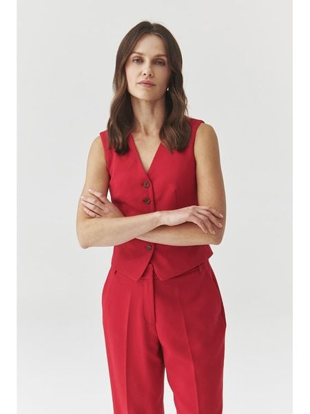 TATUUM Kamizelka "Ronita" w kolorze czerwonym rozmiar: 38. Czerwone kamizelki damskie Tatuum. Za 148.26 zł.