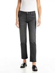 Replay Dżinsy - Straight Leg fit - w kolorze czarnym rozmiar: W32/L30. Czarne jeansy damskie Replay, z podwyższonym stanem. Za 239.95 zł.