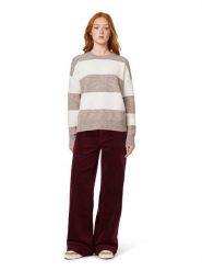 Scotch & Soda Sweter w kolorze szarobrązowo-kremowym rozmiar: XS. Białe swetry klasyczne damskie Scotch & Soda, xs, bez kołnierzyka. Za 284.95 zł.