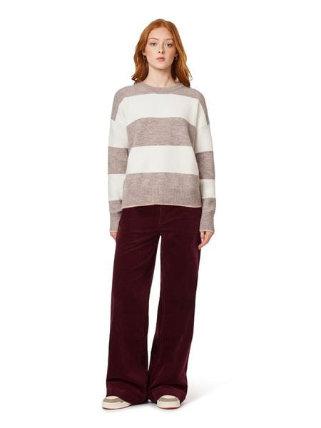 Scotch & Soda Sweter w kolorze szarobrązowo-kremowym rozmiar: XS. Białe swetry klasyczne damskie Scotch & Soda, xs, bez kołnierzyka. Za 284.95 zł.