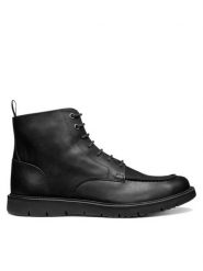 Geox Kozaki U Pove U56M7A 000FF C9999 Czarny. Czarne buty zimowe męskie Geox, ze skóry, bez zapięcia. Za 469.99 zł.
