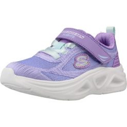 Buty SKECHERS SOLA GLOW 2.0 Fioletowy. Fioletowe obuwie treningowe damskie Skechers, na fitness i siłownię. Za 144.99 zł.