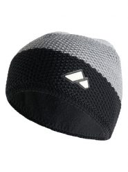 Zanier Czapka beanie w kolorze czarno-szarym rozmiar: onesize. Czarne czapki zimowe damskie Zanier, z polaru. Za 121.22 zł.