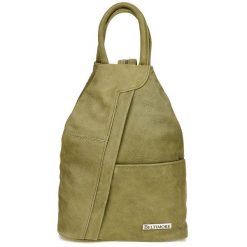 Oliwka Polski Plecak Damski Skórzany Trójkąt Pojemny Q60. Plecaki damskie bez wzorów. Za 199.90 zł.