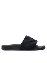 KARL LAGERFELD Klapki KL80949 Czarny. Czarne klapki damskie Karl Lagerfeld, bez wzorów, z materiału, bez obcasa. Za 279.99 zł.