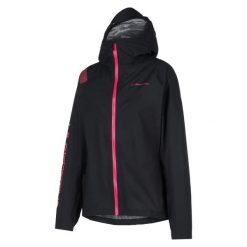 Damska kurtka wodoodporna La Sportiva Pocketshell. Czarne kurtki do biegania damskie La Sportiva, m, bez wzorów, z poliamidu, bez kaptura. Za 709.00 zł.