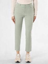BRAX Spodnie - Mary S Kobiety Bawełna niebieski|zielony, 40. Niebieskie spodnie materiałowe damskie Brax, bez wzorów, z bawełny, eleganckie. Za 349.95 zł.