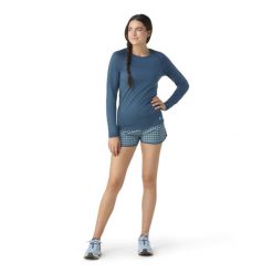 Koszulka termoaktywna damska Smartwool Classic All-Season Merino Base Layer LS. Niebieskie bielizna termoaktywna damska Smartwool, m, bez wzorów. Za 335.99 zł.